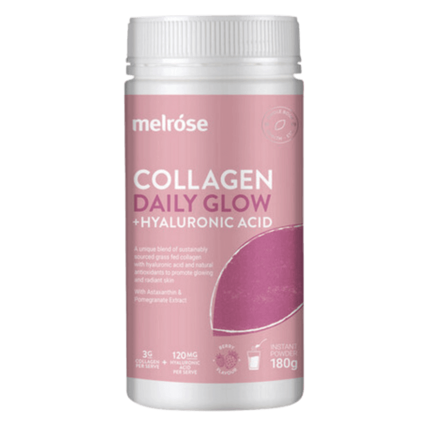 Collagen Daily Glow Berry + Hyaluronic Acid Berry Flavour Instant Powder 180g - Health Support