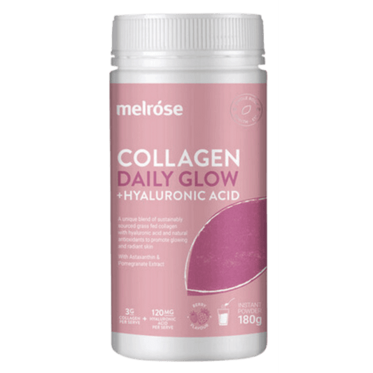 Collagen Daily Glow Berry + Hyaluronic Acid Berry Flavour Instant Powder 180g - Health Support