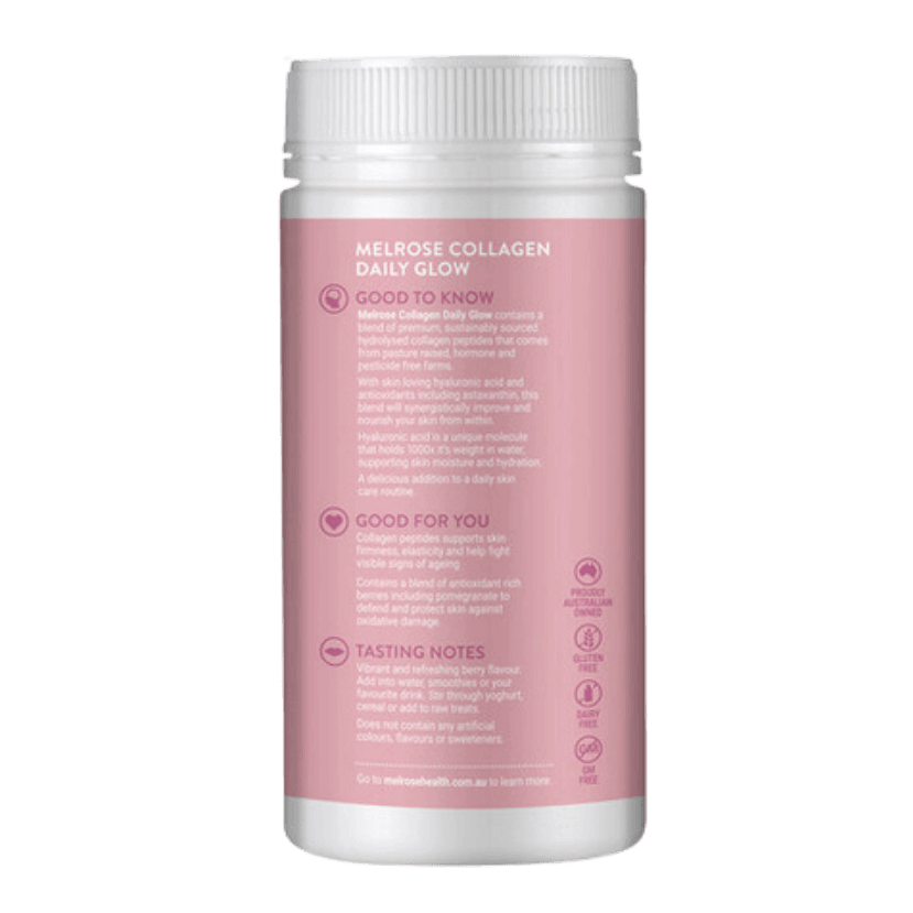 Collagen Daily Glow Berry + Hyaluronic Acid Berry Flavour Instant Powder 180g - Health Support