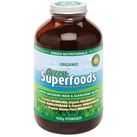 MicrOrganics Green Superfoods Powder - Health Support