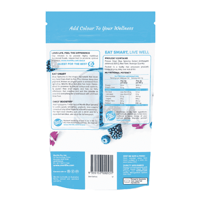 Blue Spirulina Powder 50g - Health Support
