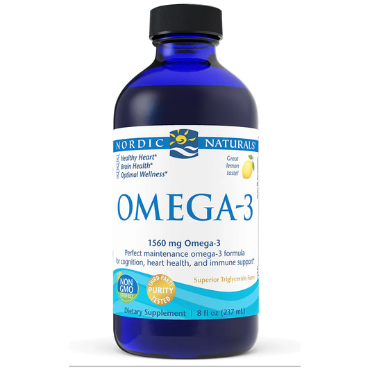  Nordic Naturals Omega-3 Fish Oil - Lemon Flavour 237ml