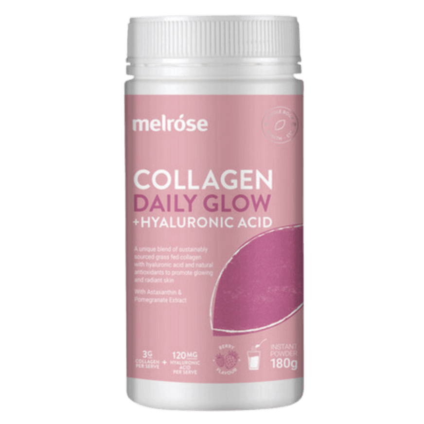 Collagen Daily Glow Berry + Hyaluronic Acid Berry Flavour Instant Powder 180g - Health Support 