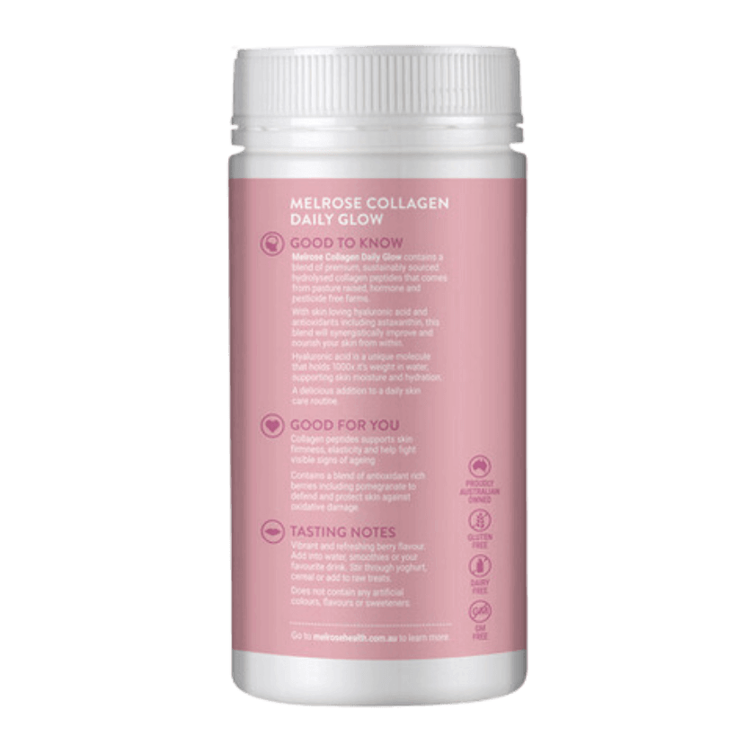 Collagen Daily Glow Berry + Hyaluronic Acid Berry Flavour Instant Powder 180g - Health Support 
