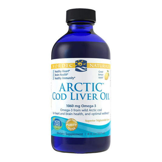  Nordic Naturals Arctic Cod Liver Oil - Lemon Flavour 237ml