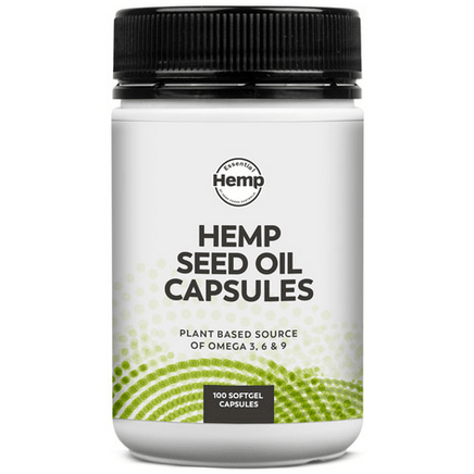 Hemp Seed Oil 100 Capsules - Health Support 