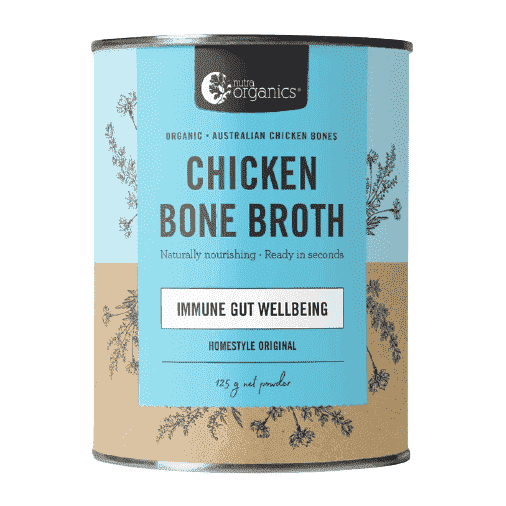 Organic Instant Bone Broth Powder 125g - Assorted Flavours - Health Support 